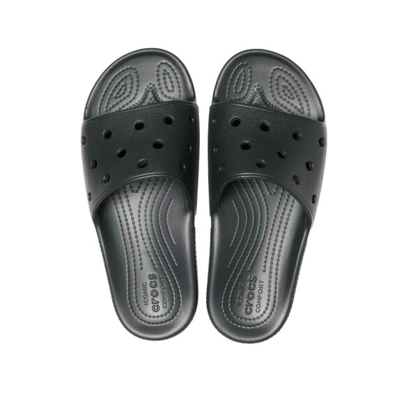 Crocs Kids Unisex Black Classic II Slide Summer Comfy Sandal Slipper 12 - Picture 1 of 5